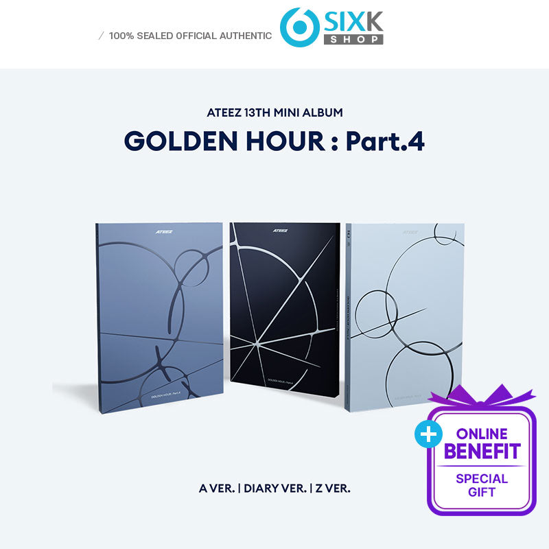 ATEEZ - 13TH MINI ALBUM [GOLDEN HOUR Part.4] MEMBER CHOICE STANDARD VER. (Online Benefit)
