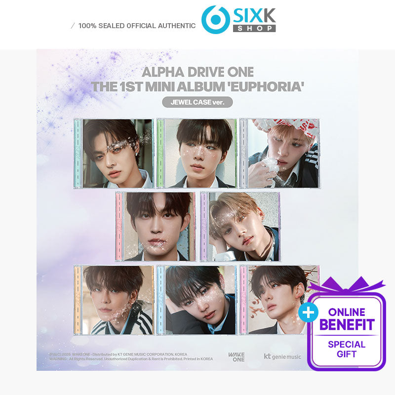 ALPHA DRIVE ONE - THE 1ST MINI ALBUM [EUPHORIA] JEWEL CASE ver.(Online Benefit)