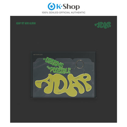 ADAP - 1ST MINI ALBUM [ALL DREAMS ARE POSSIBLE] Standard Ver.