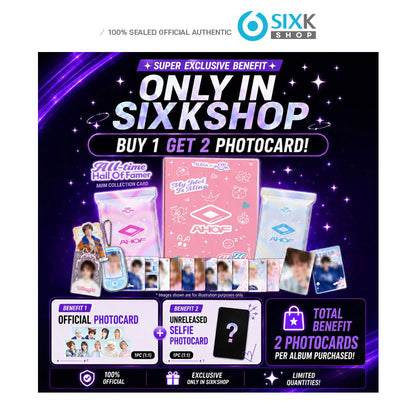 AHOF X SIXKSHOP MIIM COLLECTION CARD (4TH EXCLUSIVE BENEFIT- BUY 1 GET 2 PHOTOCARD)