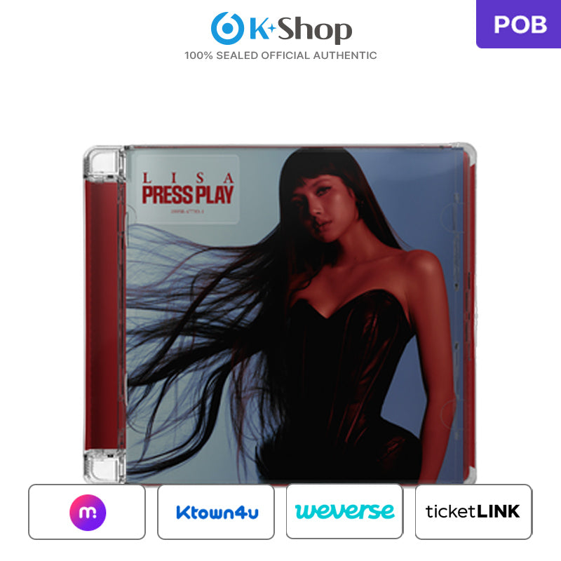 LISA (BLACKPINK) EP [PRESS PLAY] CD (Online Benefit)