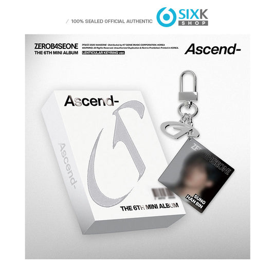 ZEROBASEONE - 6TH MINI ALBUM [Ascend-] Lenticular Keyring Ver.