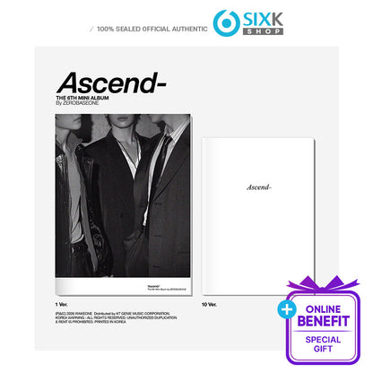 ZEROBASEONE - 6TH MINI ALBUM [Ascend-] Photobook Ver.(Online Benefit)