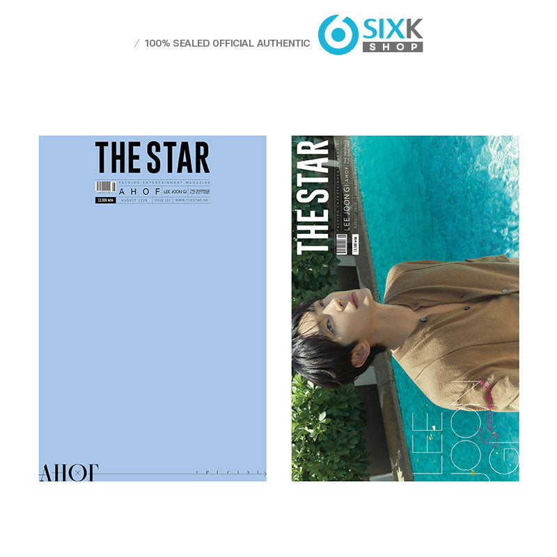 THE STAR - LEE JOON GI,AHOF DOUBLE-SIDED COVER [AUG ISSUE 2026] (Online Benefit)(AHOF X SIXKSHOP MIIM COLLECTION CARD)