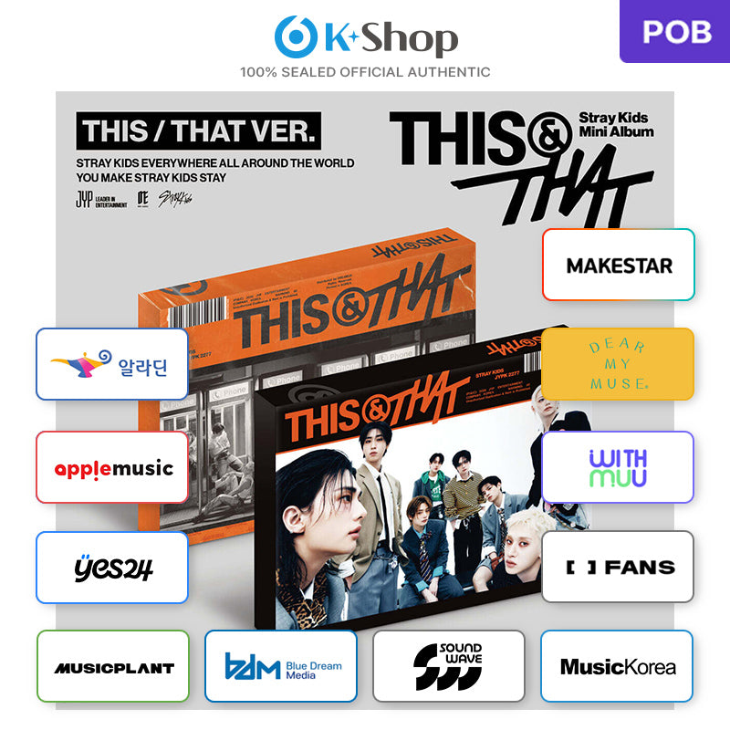 Stray Kids - Mini Album [THIS & THAT] Standard Ver. (Online Benefit) (MEMBER CHOICE)