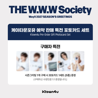 WayV - 2027 SM ARTIST SEASON’S GREETINGS (Kit) (Online Benefit)