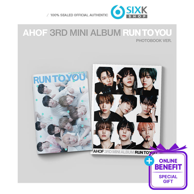 AHOF 3RD MINI ALBUM [RUN TO YOU] PHOTOBOOK Ver. (Online Benefit)