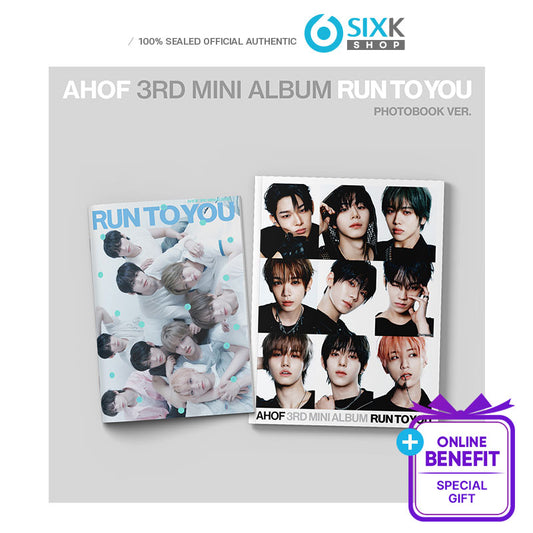 AHOF 3RD MINI ALBUM [RUN TO YOU] PHOTOBOOK Ver. (Online Benefit)