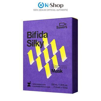 It'S SKIN Dr. Savers, Bifida Silky Serum Facial Sheet Mask (10 EA)