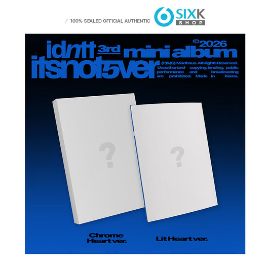 IDNTT -  3RD MINI ALBUM [itsnotover] Standard Ver.