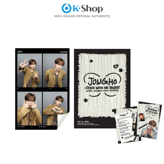 JONGHO (ATEEZ) 2026 HAPPY BIRTHDAY MD[STICK WITH ME POCKET] X Photoism Snapism PHOTOCARD STICKER