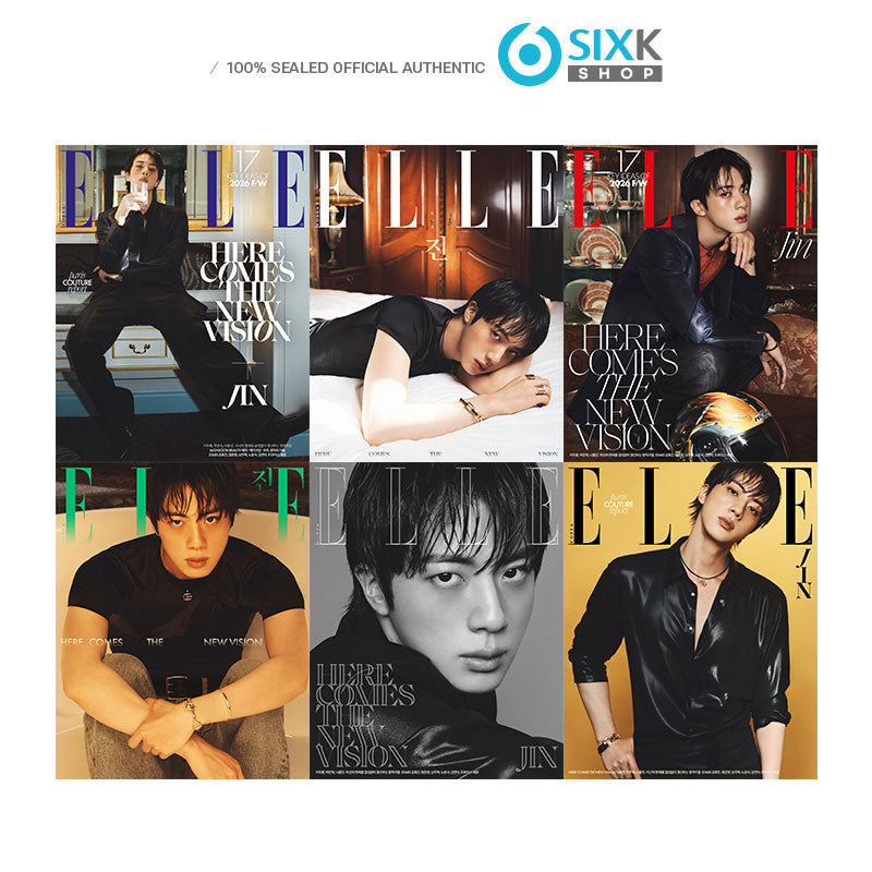 ELLE - JIN (BTS) COVER [AUG ISSUE 2026] (SIXKSHOP EXCLUSIVE BENEFIT) With Translation