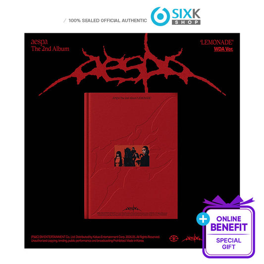 aespa 2nd Album [LEMONADE] WDA Ver.(Online Benefit)
