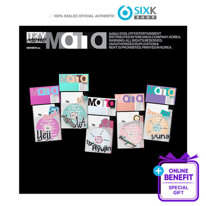 ITZY - [Motto] MEMBER Ver. (Online Benefit)