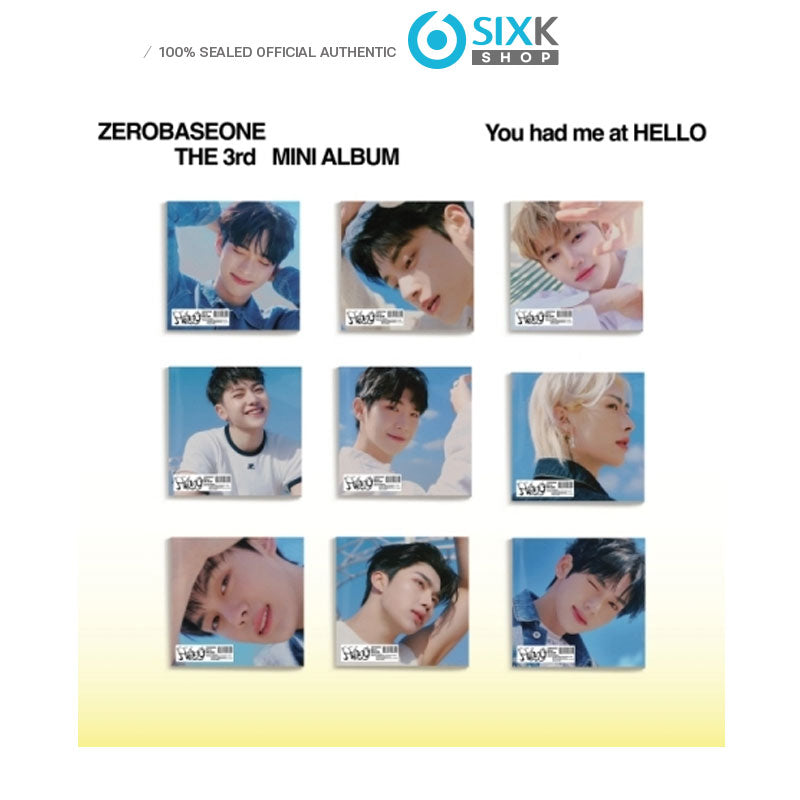 ZEROBASEONE 3rd Mini Album [You Had Me At HELLO] (Digipack Ver )