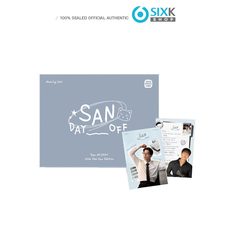 SAN(ATEEZ) DAY OFF BIRTHDAY MD X Photoism Snapism PHOTOCARD STICKER