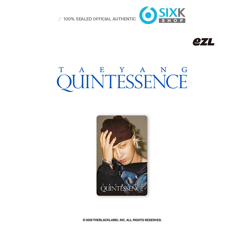 TAEYANG - [QUINTESSENCE] EZL CARD