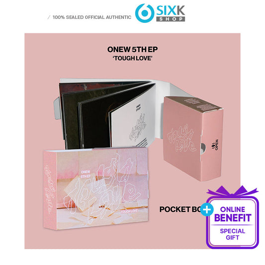 ONEW - 5th Mini Album [TOUGH LOVE] POCKET BOOK Ver. (Online Benefit)