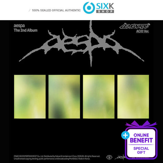 aespa 2nd Album [LEMONADE] ACID Ver. (Online Benefit)