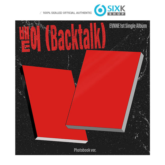 EVNNE - 1st Single Album [Backtalk] Photobook Ver.