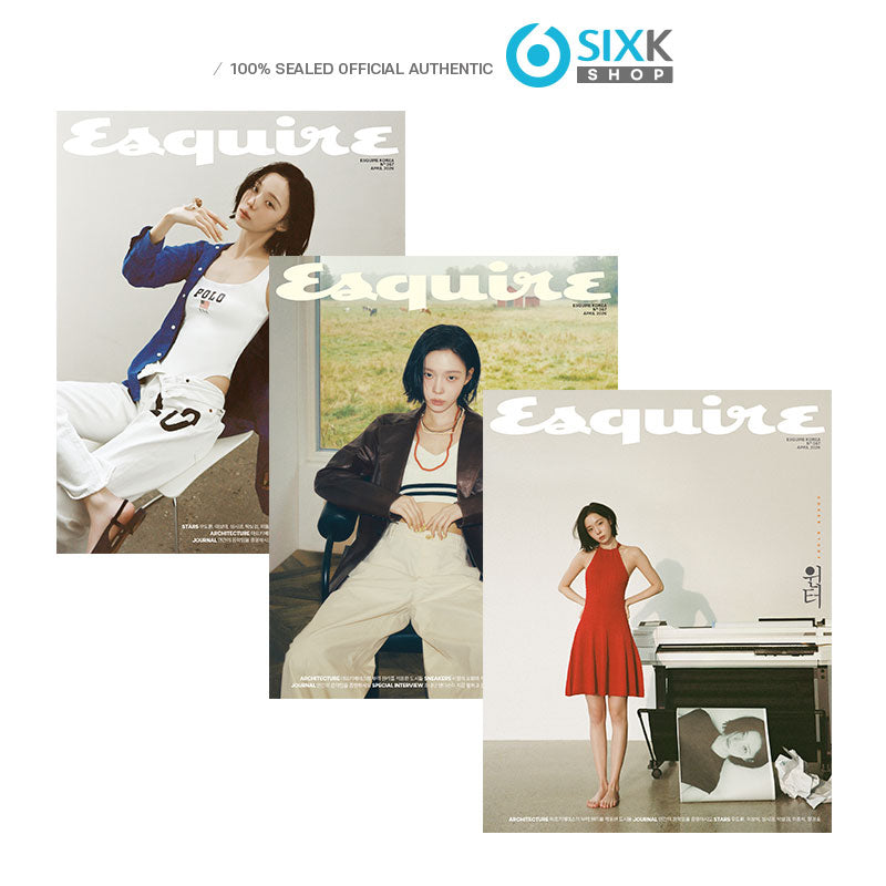 ESQUIRE - WINTER(aespa) COVER [APR ISSUE 2026]INSIDE PARK BOGUM