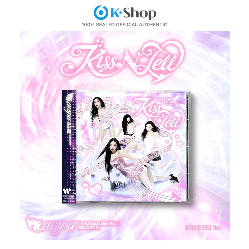 aespa - The 1st Japan Mini Album [Kiss N Tell] KISS N TELL Ver.