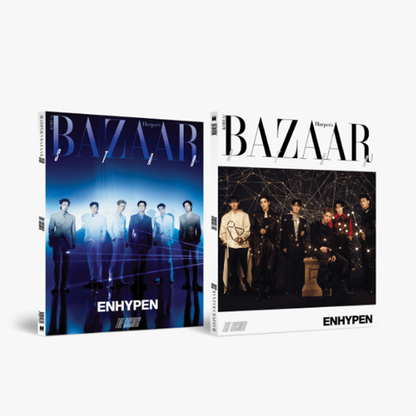 BAZAAR Star : The Cosmic ENHYPEN DOUBLE-SIDED COVER (Online Benefit) (With Translation)