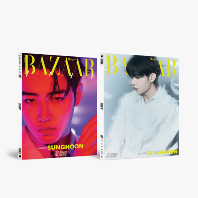 BAZAAR Star : The Cosmic ENHYPEN DOUBLE-SIDED COVER (Online Benefit) (With Translation)
