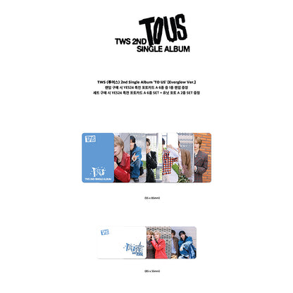 TWS - 2nd Single Album [TO US] Everglow Ver.(Online Benefit)