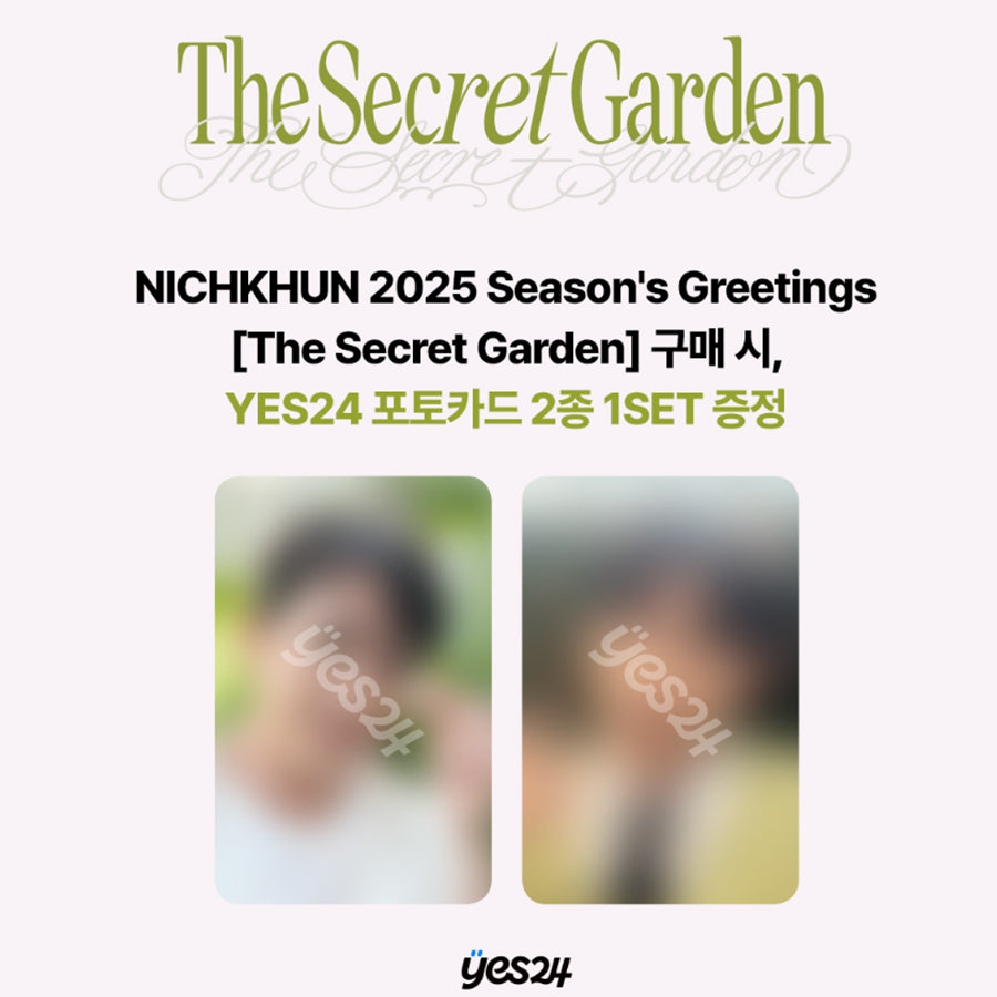 2PM NICHKHUN 2025 Season's Greetings [The Secret Garden] (+Online Benefit)