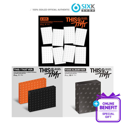 Stray Kids - Mini Album [THIS & THAT] (POB MUSIC KOREA MEMBER CHOICE)