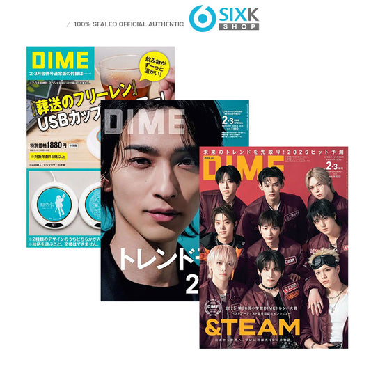 DIME JAPAN - Yokohama Ryusei, and TEAM Cover [FEB/MAR ISSUE 2026]