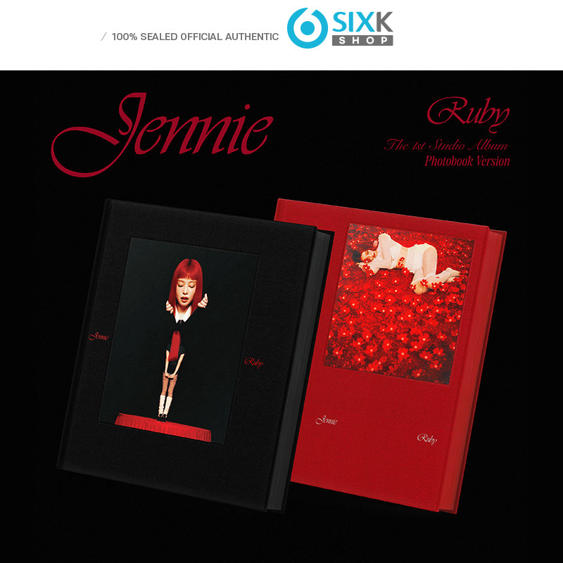 JENNIE The 1st Studio Album [Ruby] (Photobook  Zen Version / Jane Version)[+LUCKY DRAW]