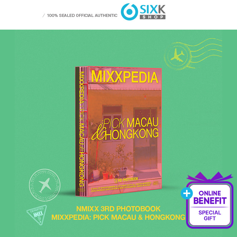 NMIXX MIXXPIDIA: PICK MACAU & HONGKONG PHOTOBOOK(+Online Benefit)