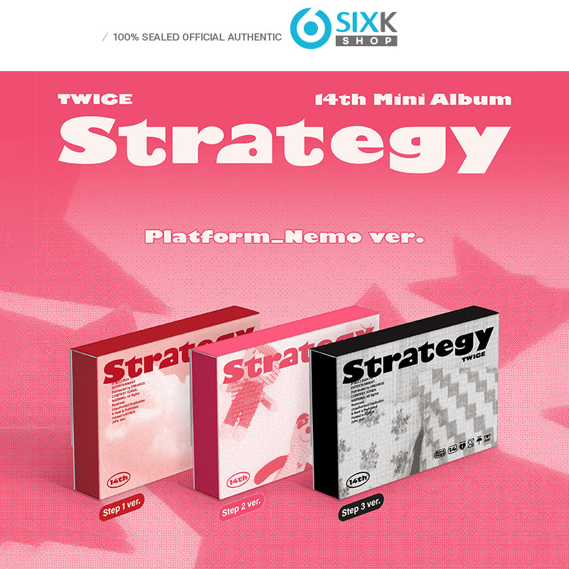 TWICE 14th mini Album [STRATEGY](Platform Nemo Ver)