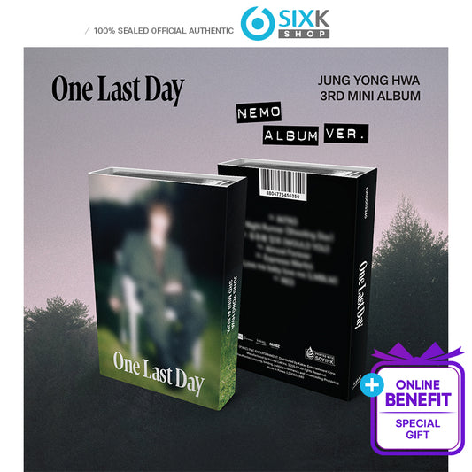 JUNG YONGHWA(CNBLUE) - MINI ALBUM 3RD [ONE LAST DAY] NEMO ALBUM (Limited)(+Online Benefit)