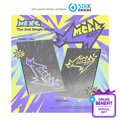 NEXZ - 2nd Single Album [Mmchk] (Online Benefit)