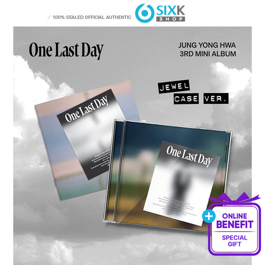 JUNG YONGHWA(CNBLUE) - MINI ALBUM 3RD [ONE LAST DAY] (JEWEL CASE ver.)(+Online Benefit)