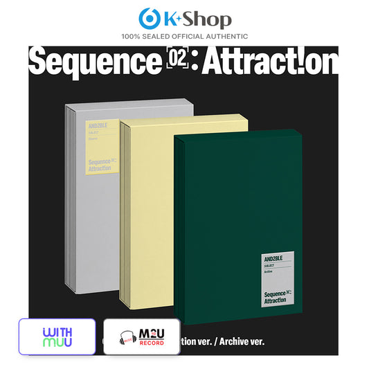 AND2BLE -  2ND MINI ALBUM  [Sequence 02: Attraction] STANDARD ver. (LUCKY DRAW)