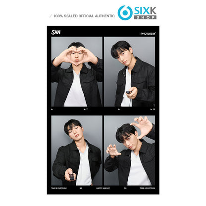 PHOTOISM x SAN (ATEEZ) Snapism PHOTOCARD STICKER