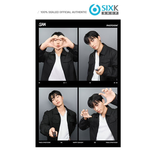 PHOTOISM x SAN (ATEEZ) Snapism PHOTOCARD STICKER