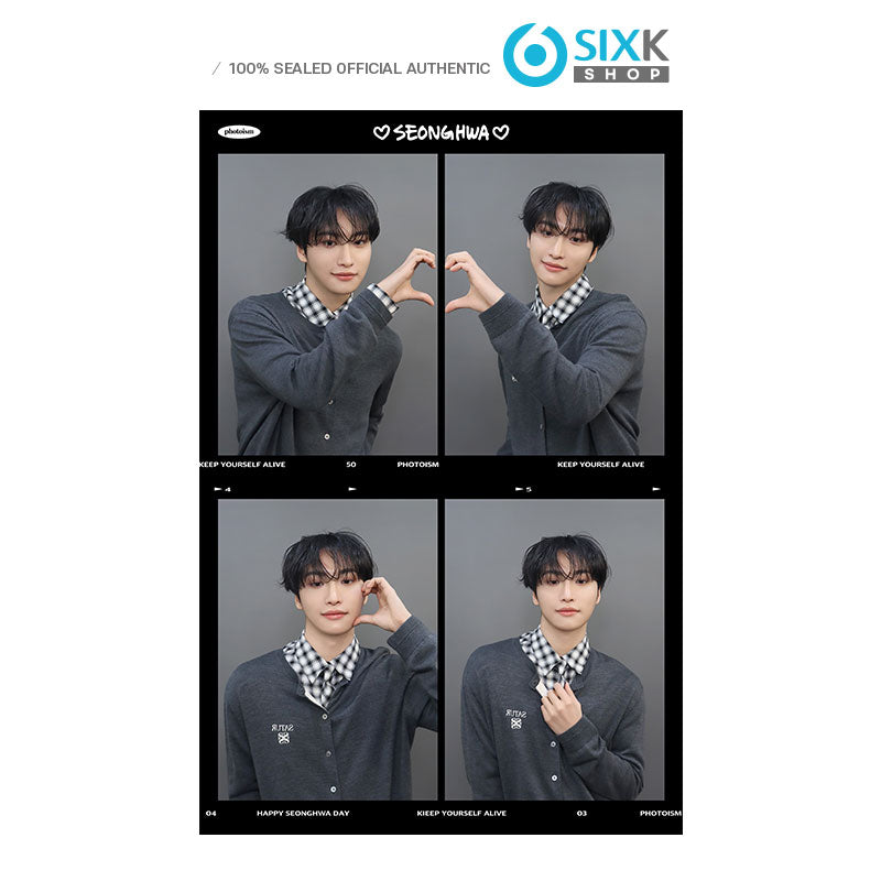 PHOTOISM x SEONGHWA(ATEEZ) Snapism PHOTOCARD STICKER