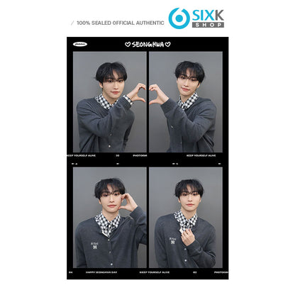 PHOTOISM x SEONGHWA(ATEEZ) Snapism PHOTOCARD STICKER