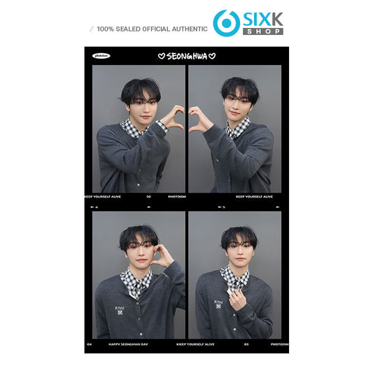PHOTOISM x SEONGHWA(ATEEZ) Snapism PHOTOCARD STICKER