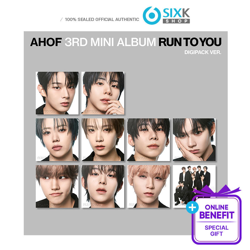 AHOF 3RD MINI ALBUM [RUN TO YOU] DIGIPACK Ver. (Online Benefit)