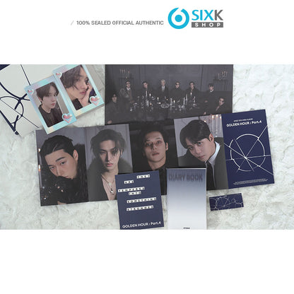 OPENED ALBUM (USED FOR GIVEAWAY EVENT) ATEEZ - 13TH MINI ALBUM [GOLDEN HOUR Part.4]