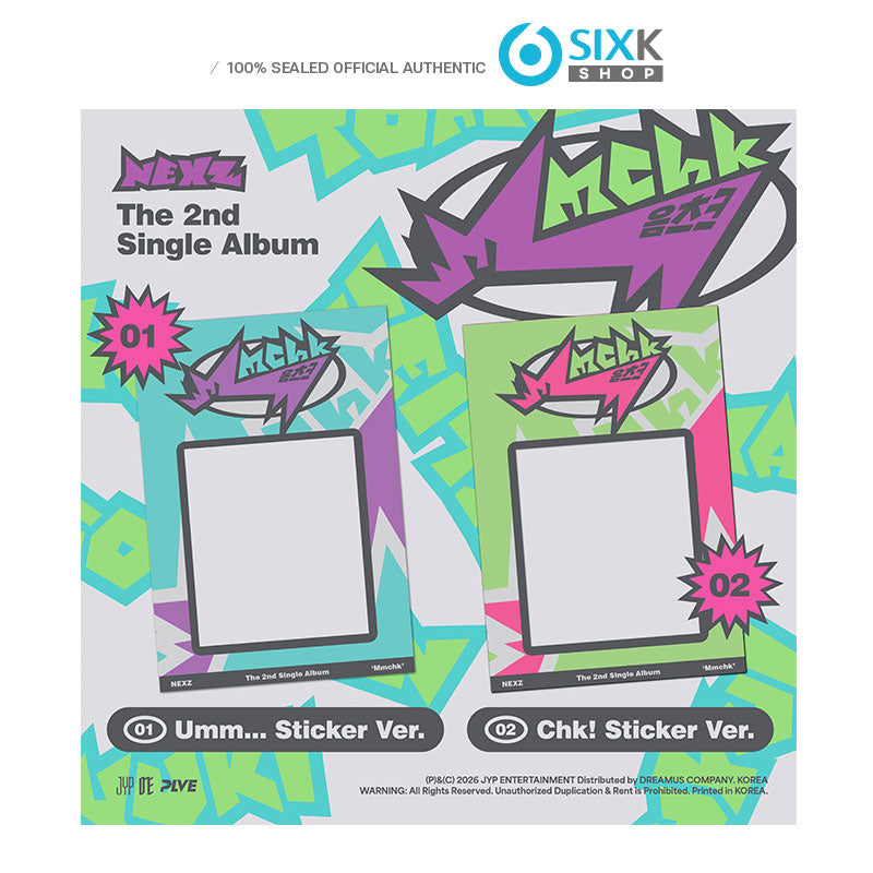 NEXZ - 2nd Single Album [Mmchk] Sticker ver. (LUCKY DRAW)