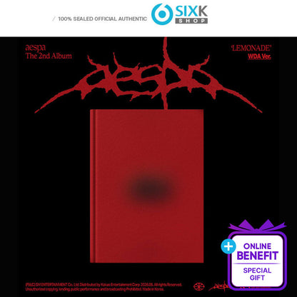 aespa 2nd Album [LEMONADE] WDA Ver.(Online Benefit)