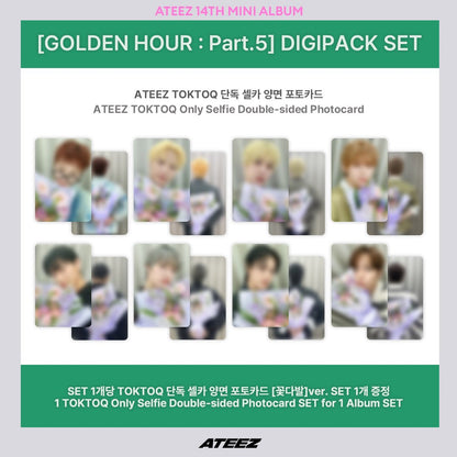ATEEZ - 14TH MINI ALBUM [GOLDEN HOUR : Part.5] DIGIPACK VER. (Online Benefit)(MEMBER CHOICE)