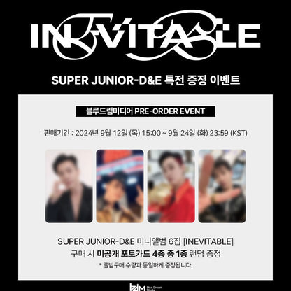 SUPER JUNIOR D&E 6th Mini Album [INEVITABLE] (+Online Benefit)